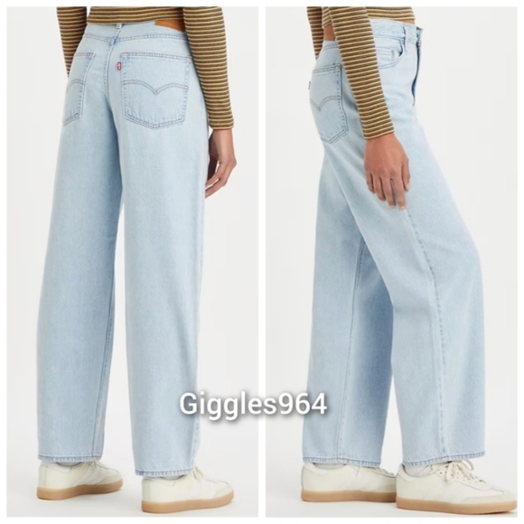 Levi's Baggy Dad Jeans in Light Sugar - Picture 3 of 12